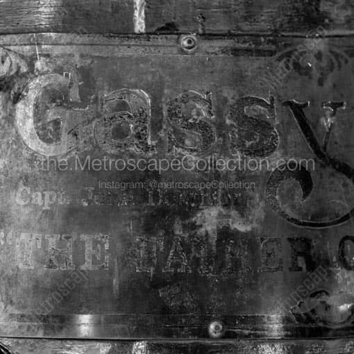 Gassy Jack Tribute in Gastown -- Vancouver Black and White Wall Art