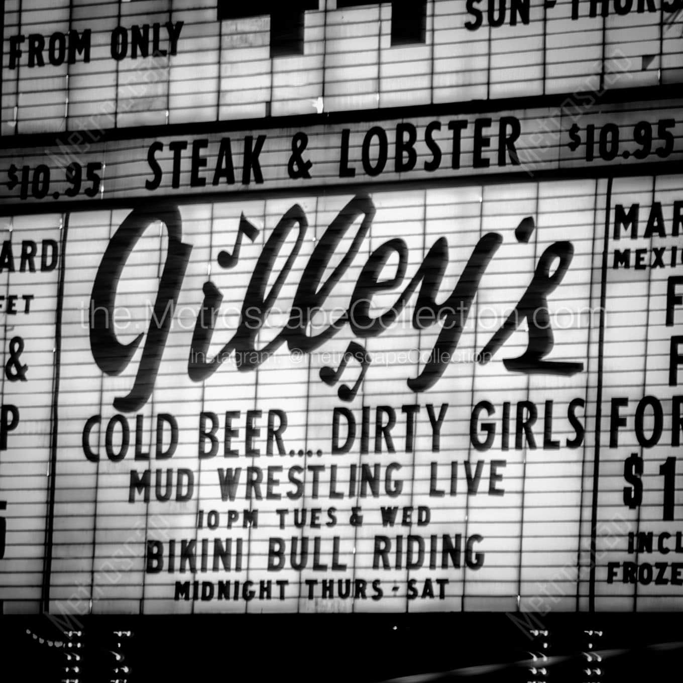 Gilley's Mud Wrestling at the Old Frontier Casino Wall Art square crop