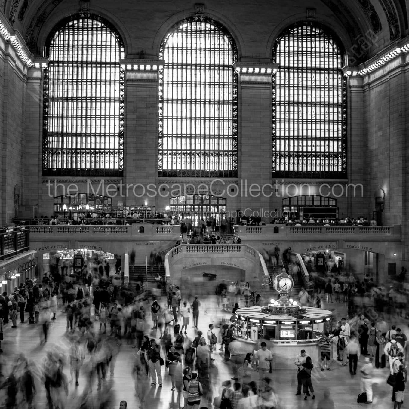Rush Hour in Grand Central Terminal Wall Art square crop