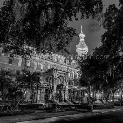 The Henry B Plant Museum -- Tampa Black and White Wall Art