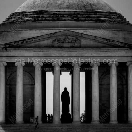 The Jefferson Memorial -- Washington DC Black and White Wall Art