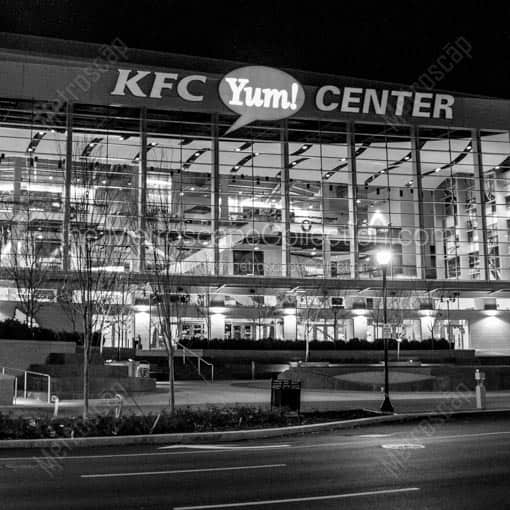 The KFC Yum Center -- Louisville Black and White Wall Art
