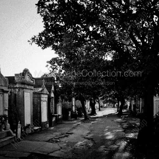 Lafayette Cemetery -- New Orleans Black and White Wall Art