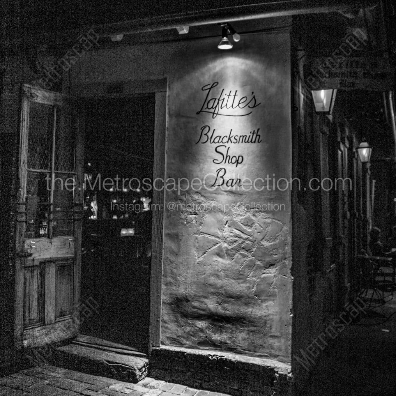Lafitte's Blacksmith Shop Bar Wall Art square crop