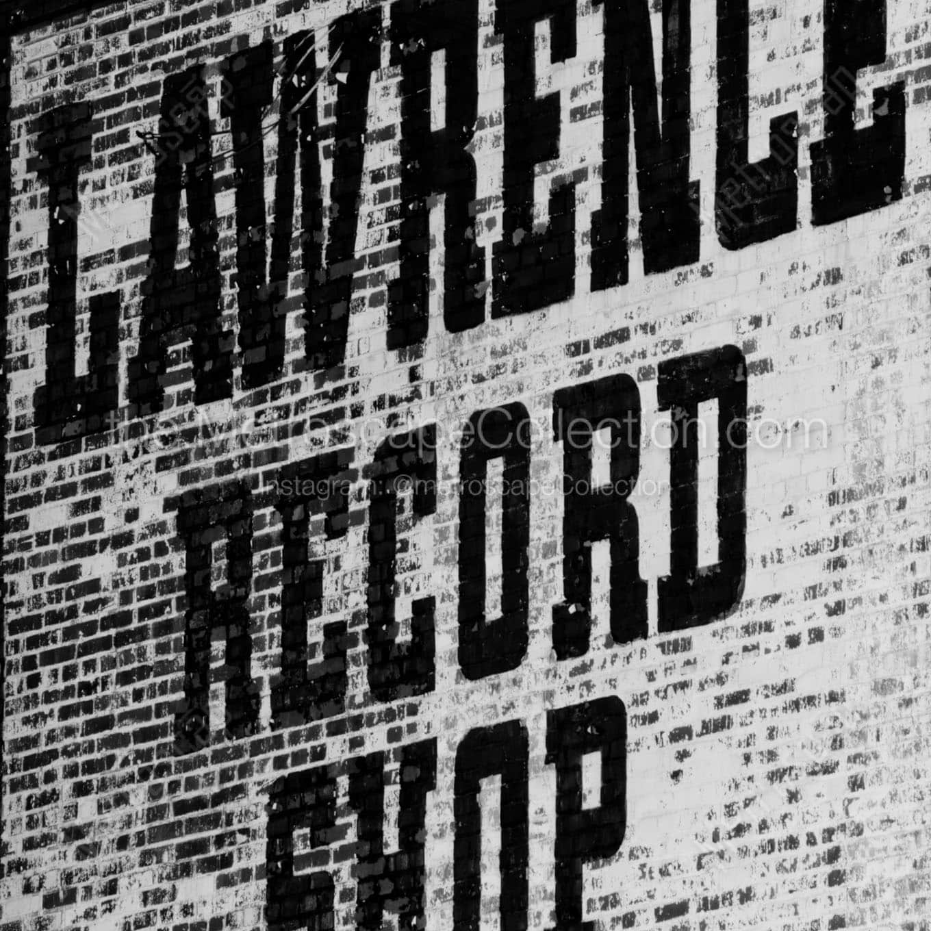 The Lawrence Record Shop Wall Art square crop