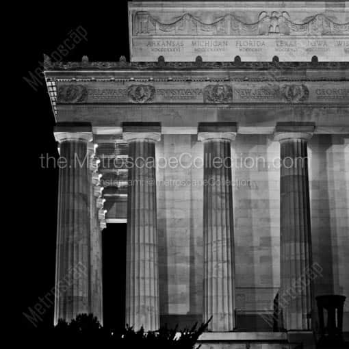 The Lincoln Memorial -- Washington DC Black and White Wall Art