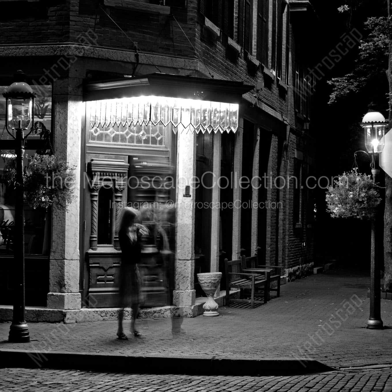 Lindey's Restaurant in German Village Wall Art square crop