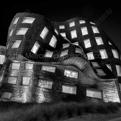 The Cleveland Clinic Lou Ruvo Building -- Las Vegas Black and White Wall Art