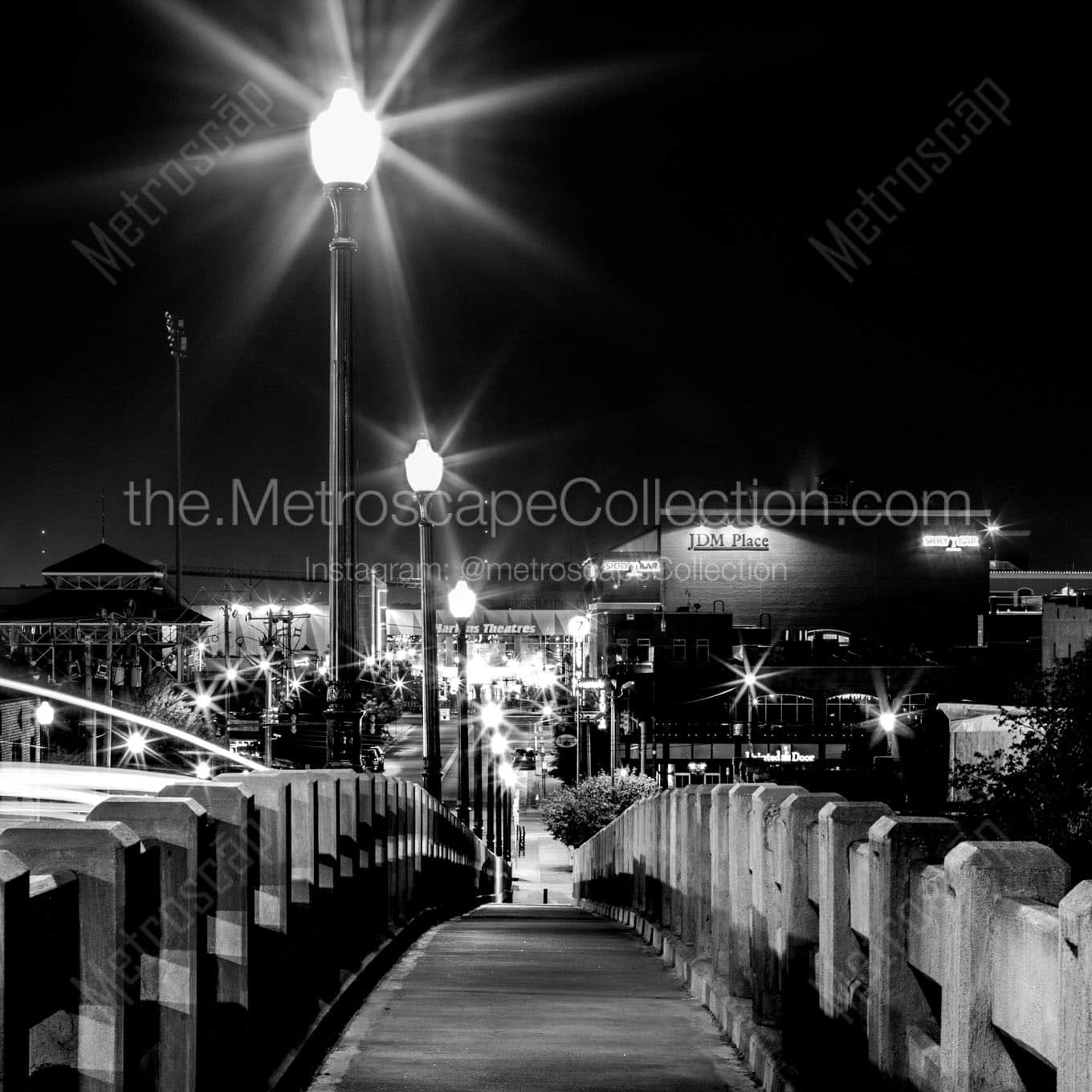 The Mickey Mantle Drive Bridge Wall Art square crop