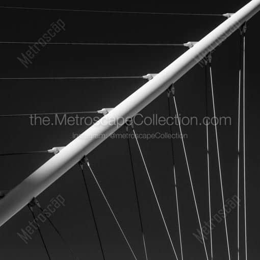 The Support Post on the Milwaukee Art Museum -- Milwaukee Black and White Wall Art