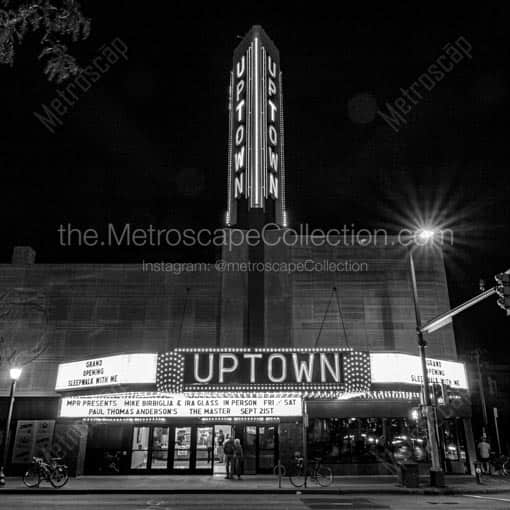 The Minneapolis Uptown Theater -- Minneapolis Black and White Wall Art