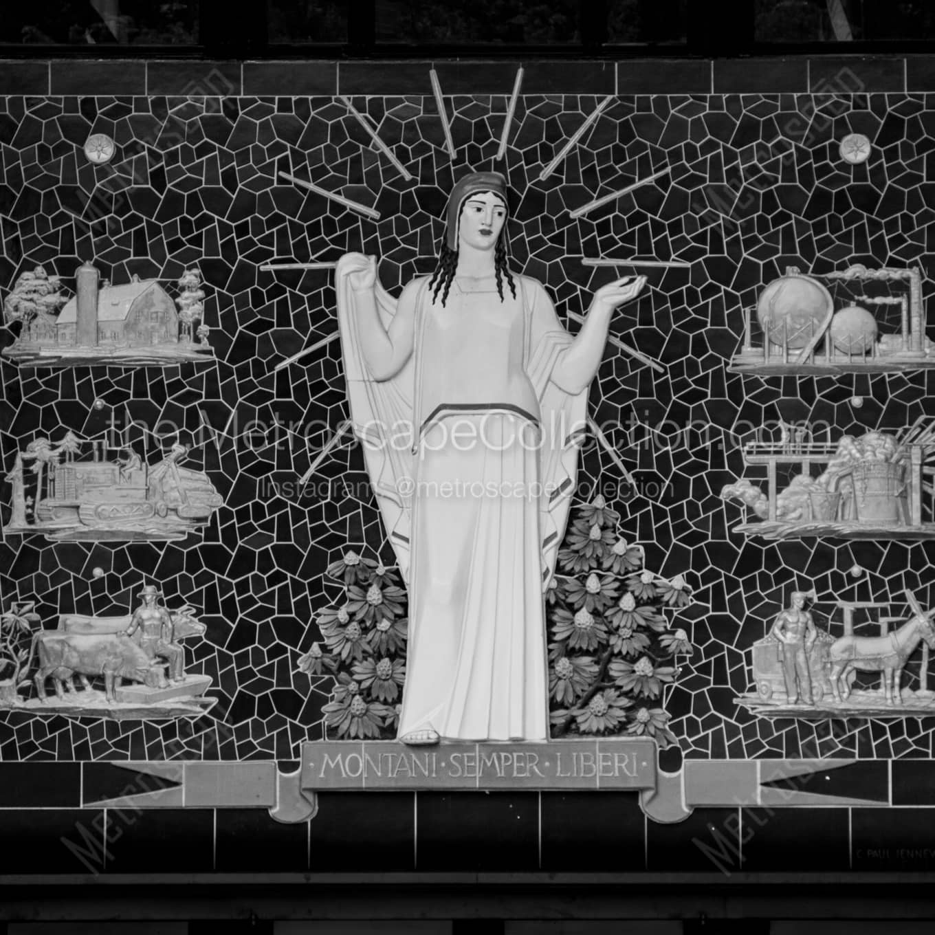 Montai Semper Liberi Wall Art square crop