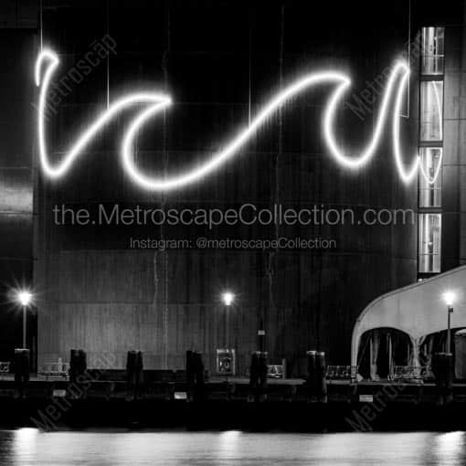 The National Aquarium in Baltimore -- Baltimore Black and White Wall Art