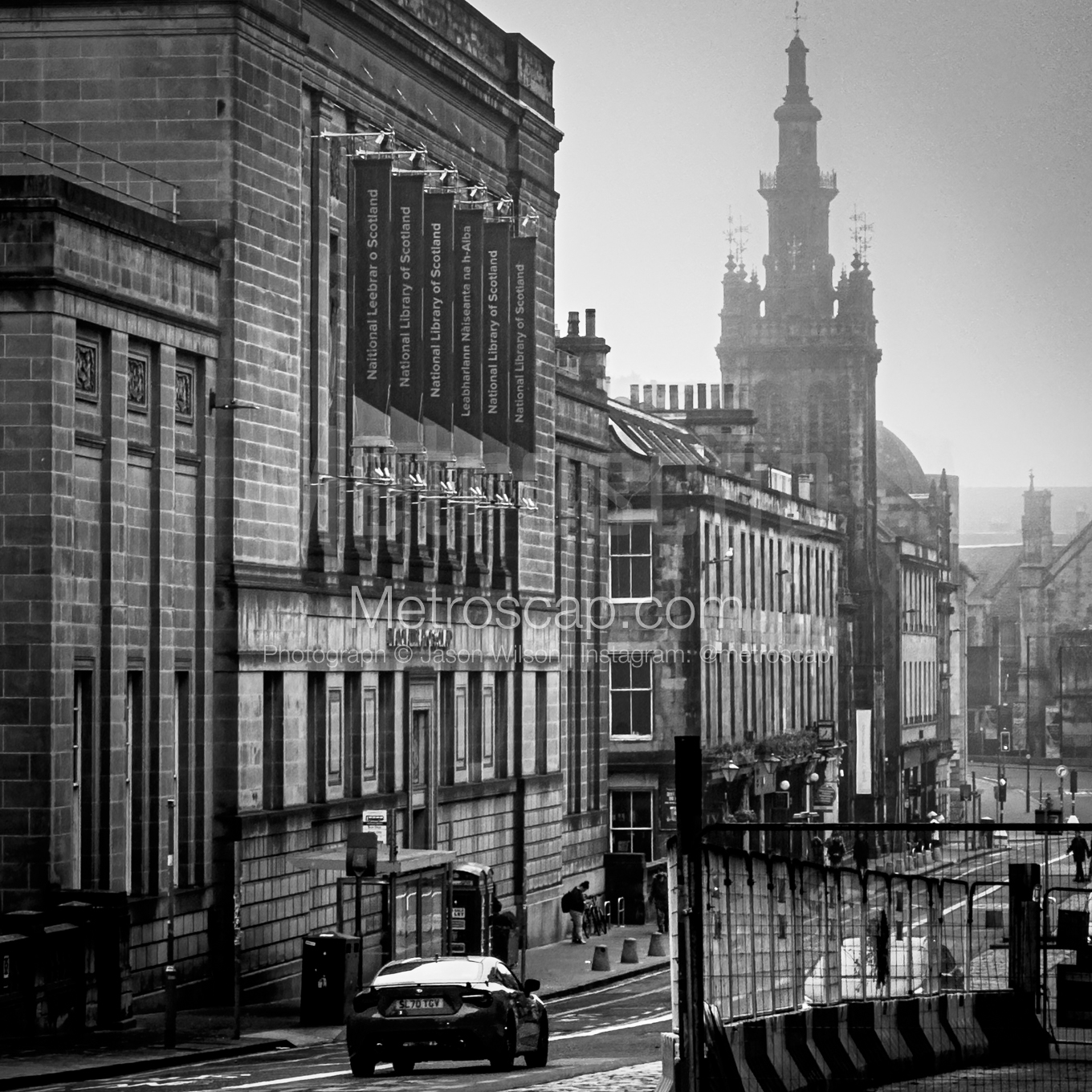 The National Library of Scotland Wall Art square crop