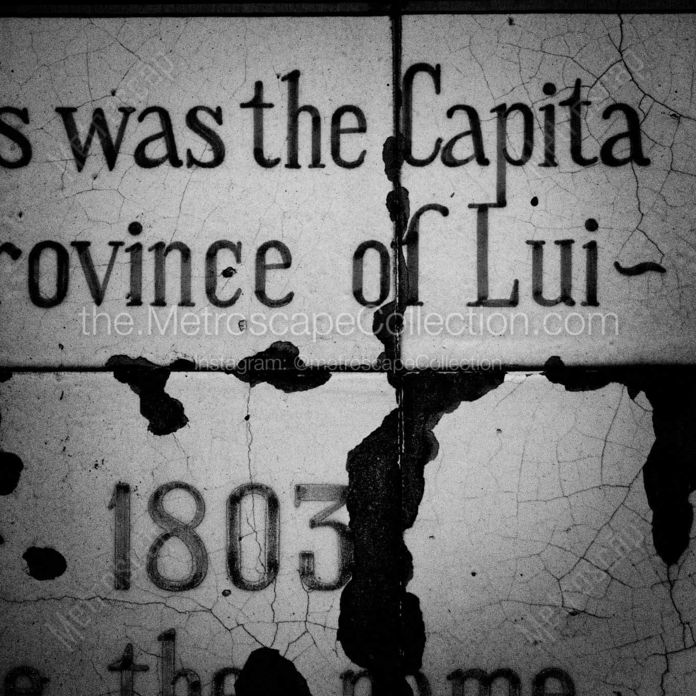 New Orleans the Capita of Lui Wall Art square crop