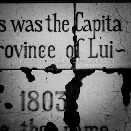 New Orleans the Capita of Lui -- New Orleans Black and White Wall Art