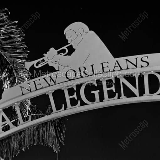 New Orleans Musical Legends Park -- New Orleans Black and White Wall Art