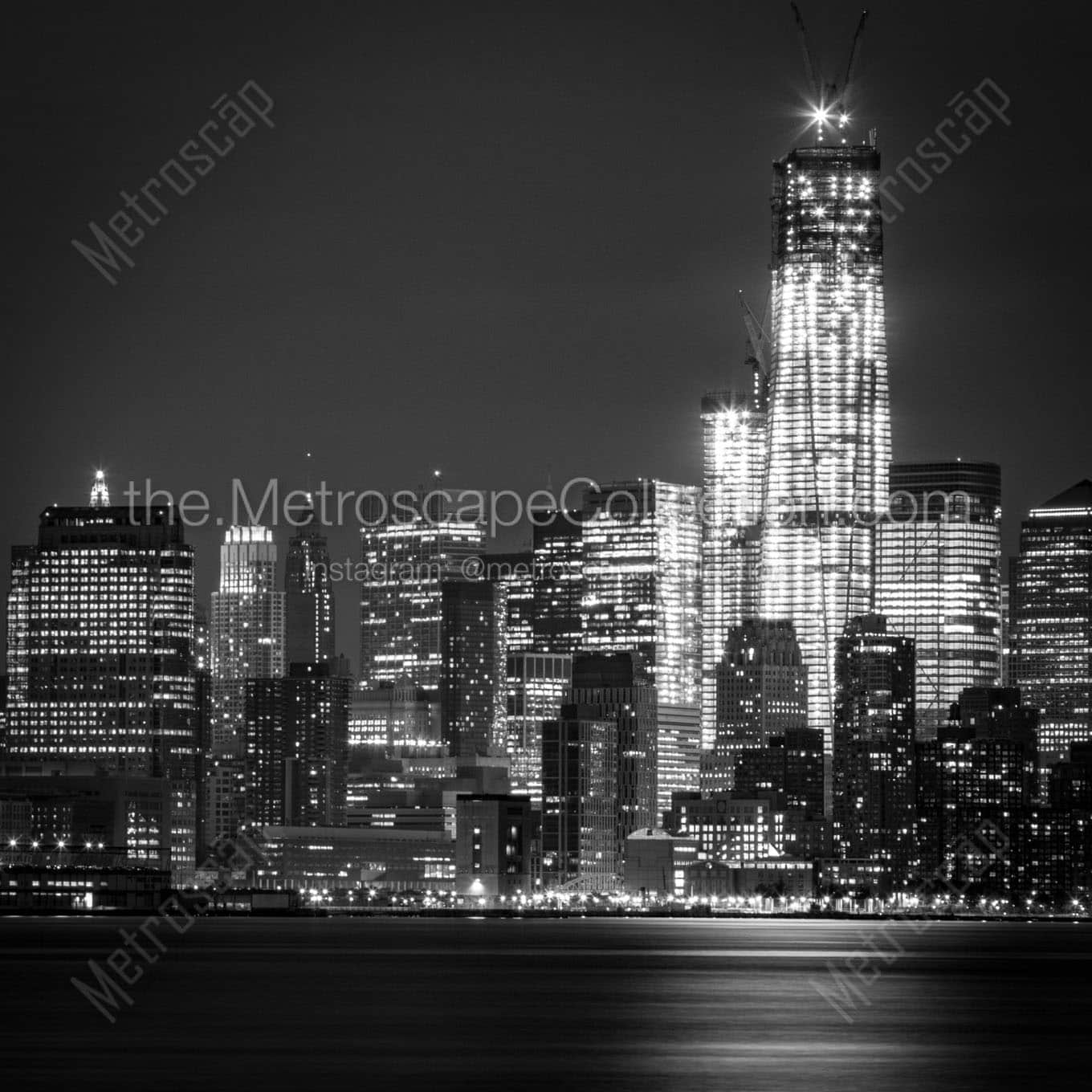 The New World Trade or Freedom Tower Wall Art square crop