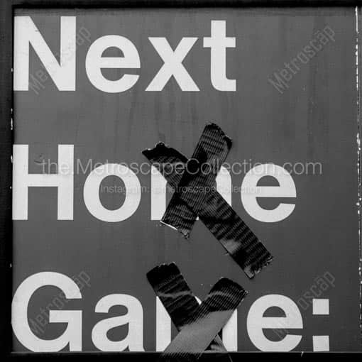 Next Hoxe Gaxe Sign during Xichgian Week on OSU Caxpus -- Columbus Black and White Wall Art