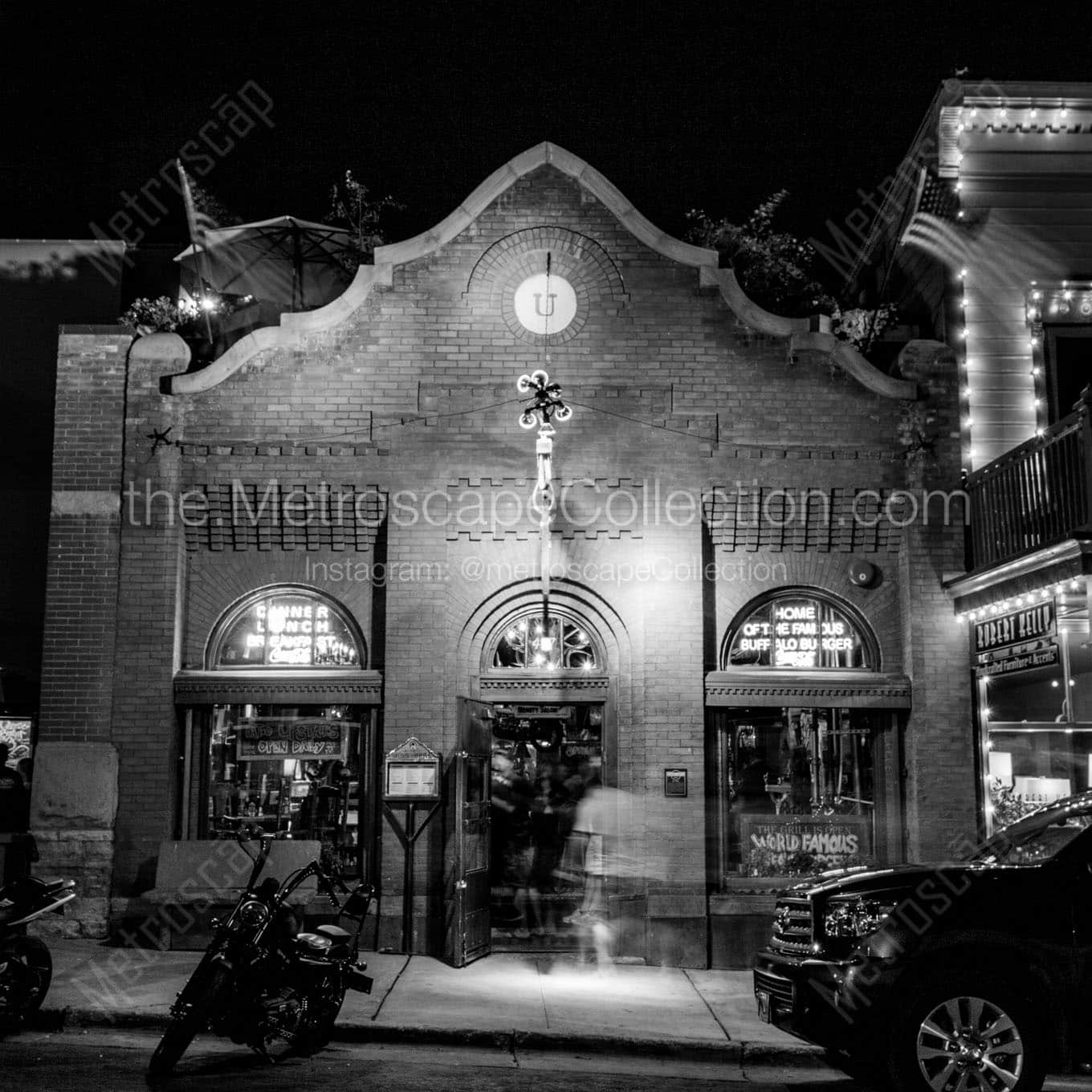 The No Name Saloon in Park City Wall Art square crop