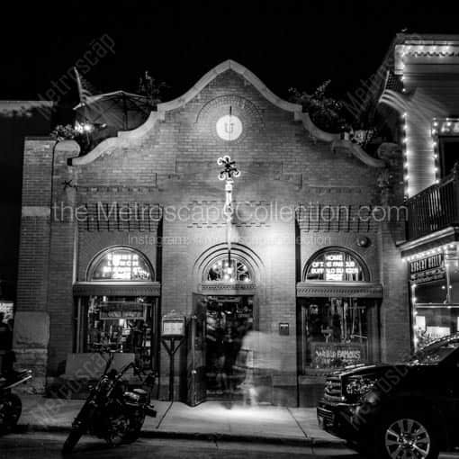 The No Name Saloon in Park City -- Park City Black and White Wall Art