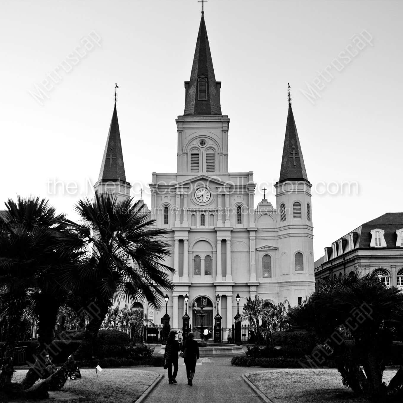 St Louis Cathedral Nola Jackson Square Wall Art square crop