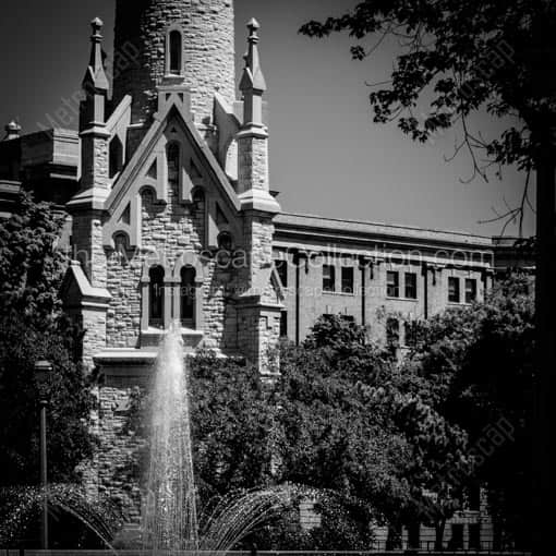 The North Point Water Tower in Milwaukee -- Milwaukee Black and White Wall Art