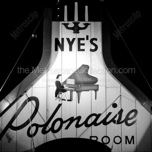 Nye's Polonaise Room -- Minneapolis Black and White Wall Art