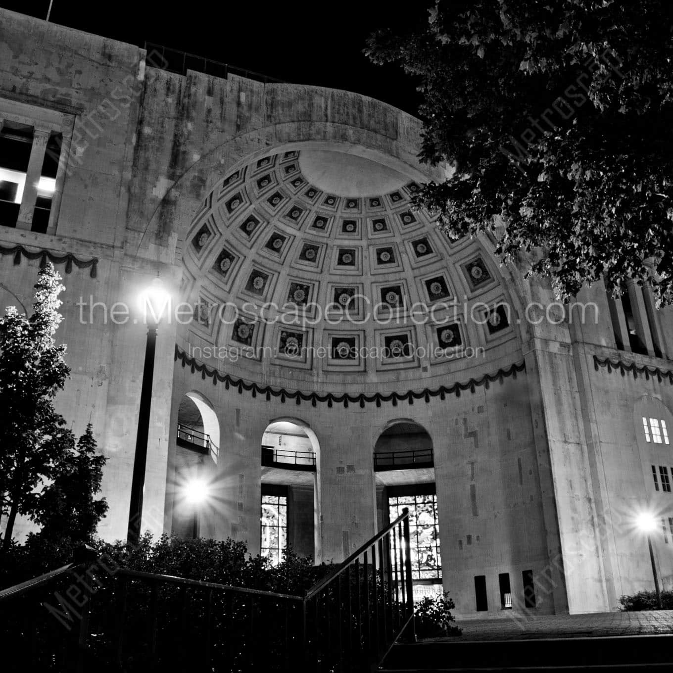 Ohio Stadium home of the Ohio State Buckeyes Football Team Wall Art square crop
