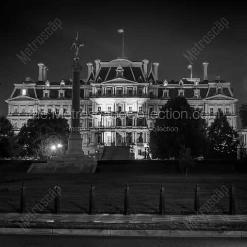 The Old Executive Office Building -- Washington DC Black and White Wall Art