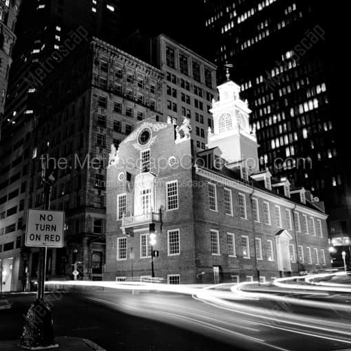 Old State House -- Boston Black and White Wall Art