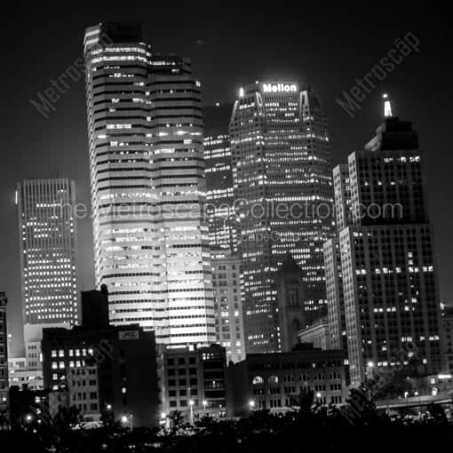 One Oxford Center -- Pittsburgh Black and White Wall Art