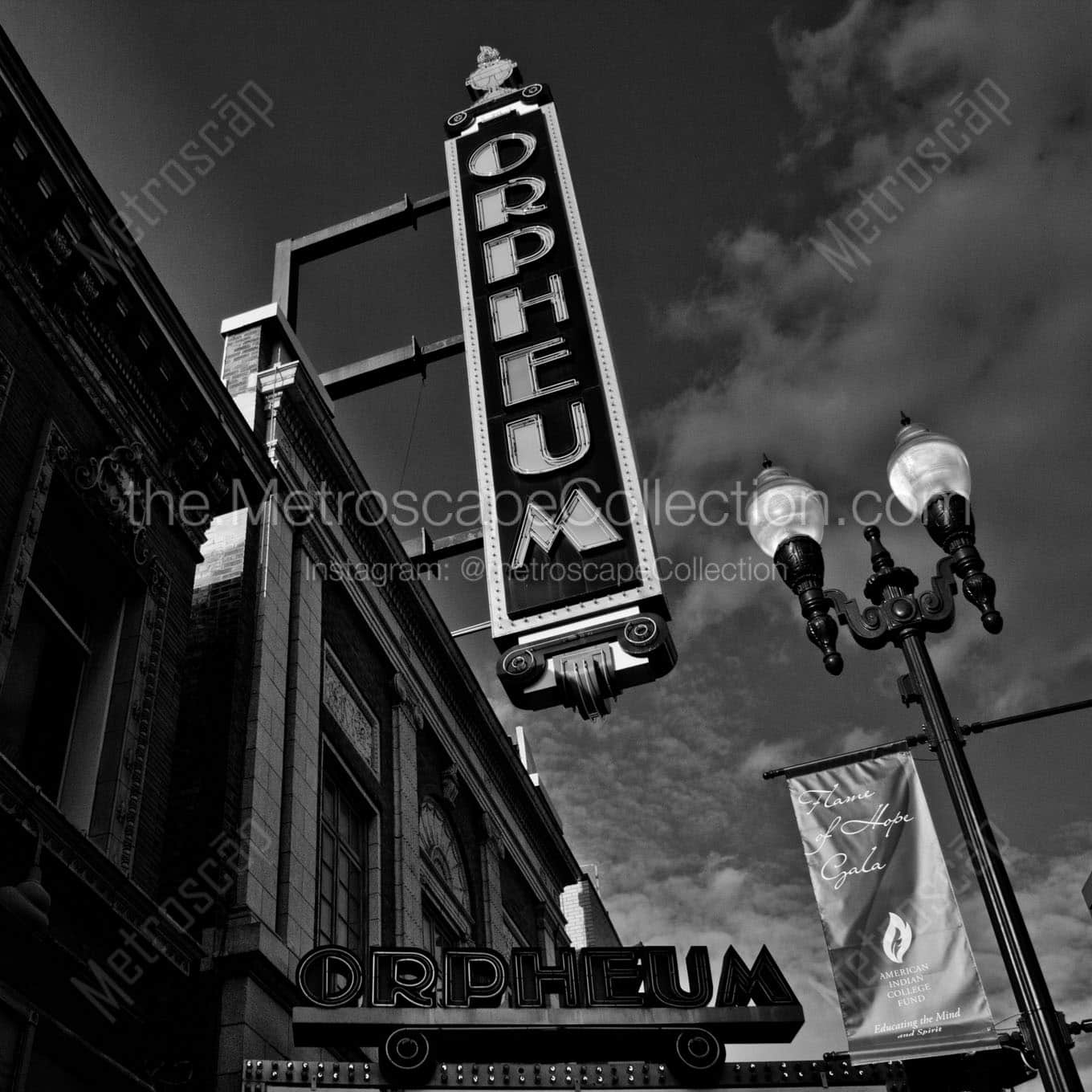 The Orpheum Theater Wall Art square crop