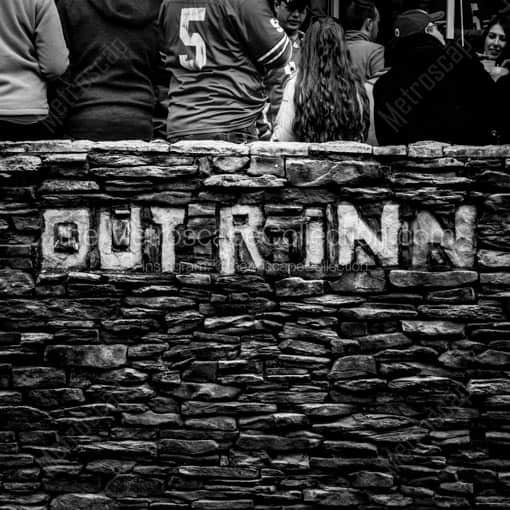 The Out-R-Inn on OSU Campus -- Columbus Black and White Wall Art