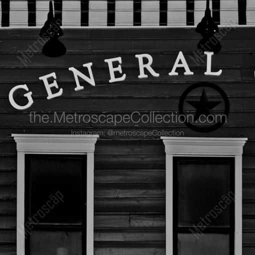 The Park City General Store -- Park City Black and White Wall Art