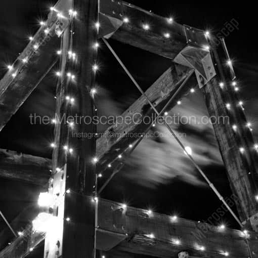 The Park City Night Sky -- Park City Black and White Wall Art