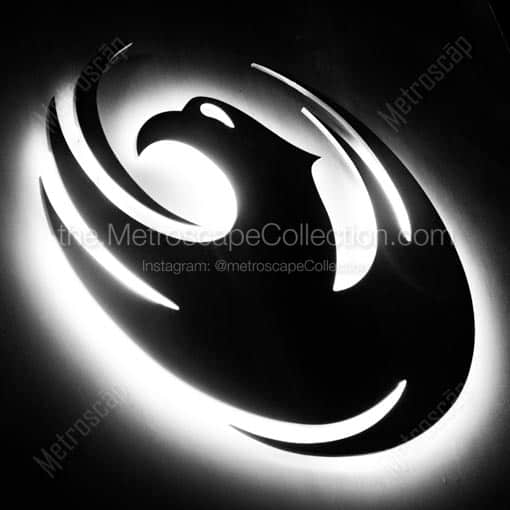 The Phoenix Logo -- Phoenix Black and White Wall Art