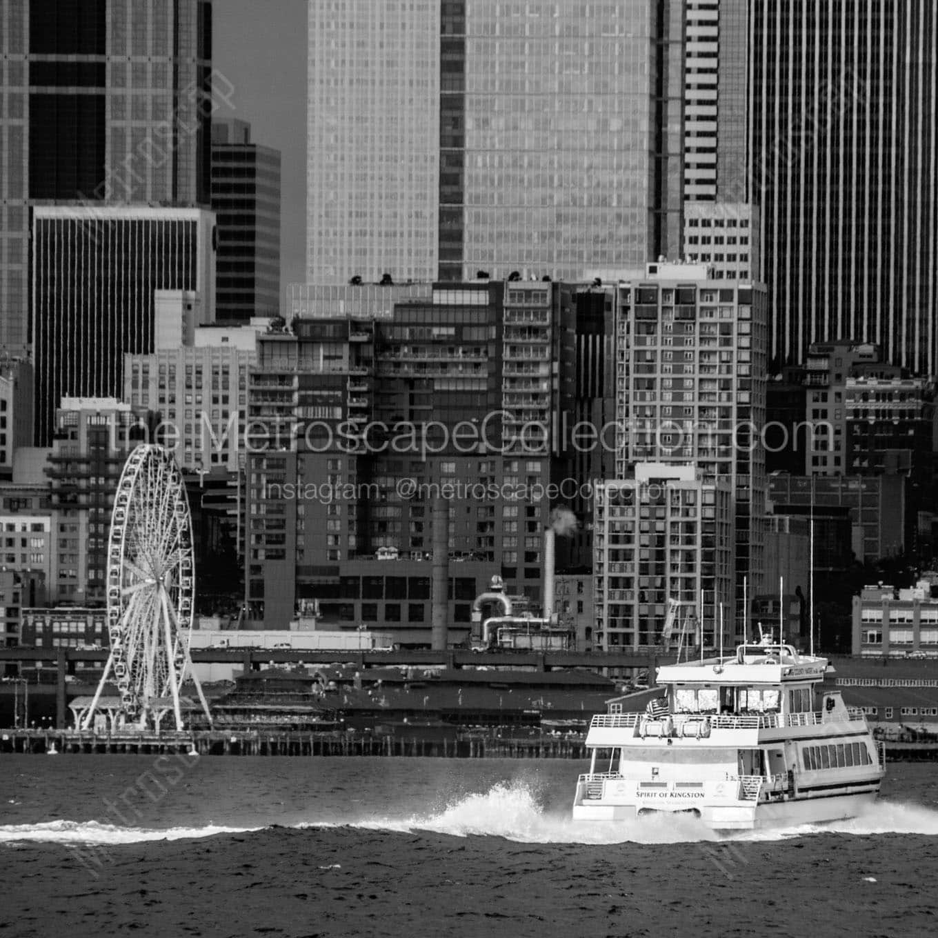 A Puget Sound Ferry Wall Art square crop