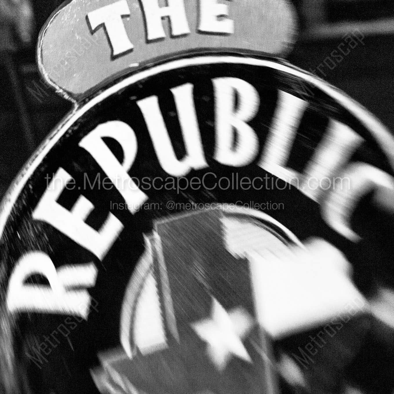 The Republic of Texas Wall Art square crop