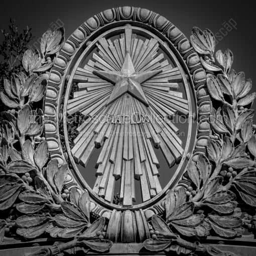 The Sather Gate Fiat Lux -- San Francisco Black and White Wall Art