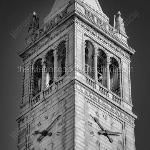 Sather Tower -- San Francisco Black and White Wall Art