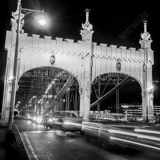 The Smithfield Bridge -- Pittsburgh Black and White Wall Art