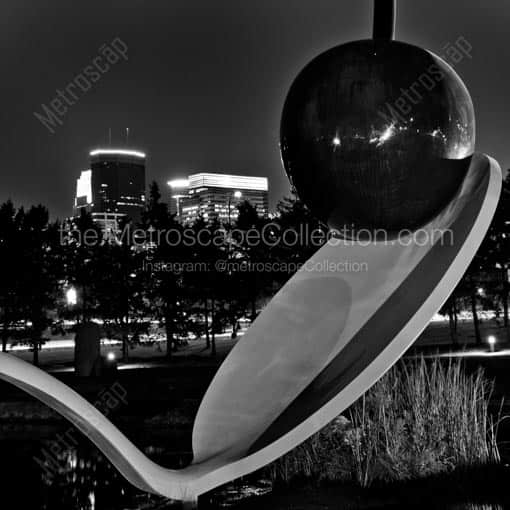 The Spoon and Cherry -- Minneapolis Black and White Wall Art