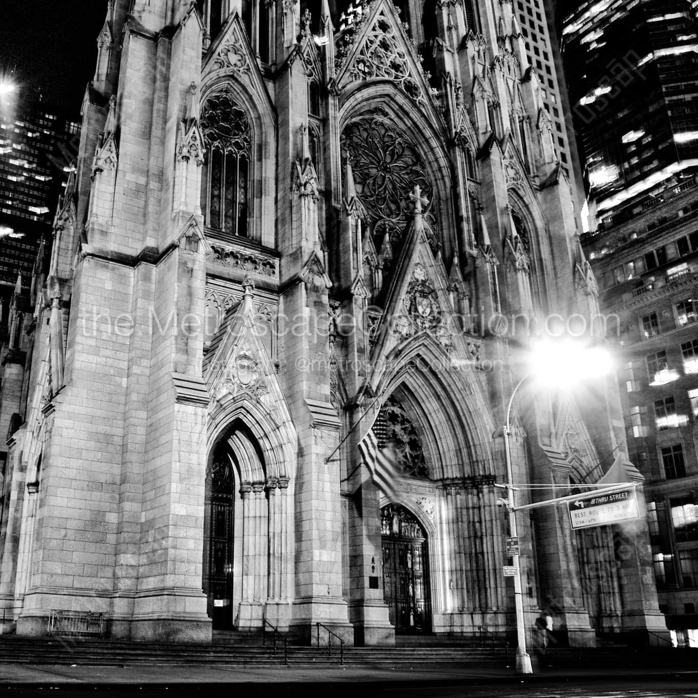 St Patricks Cathedral Wall Art square crop