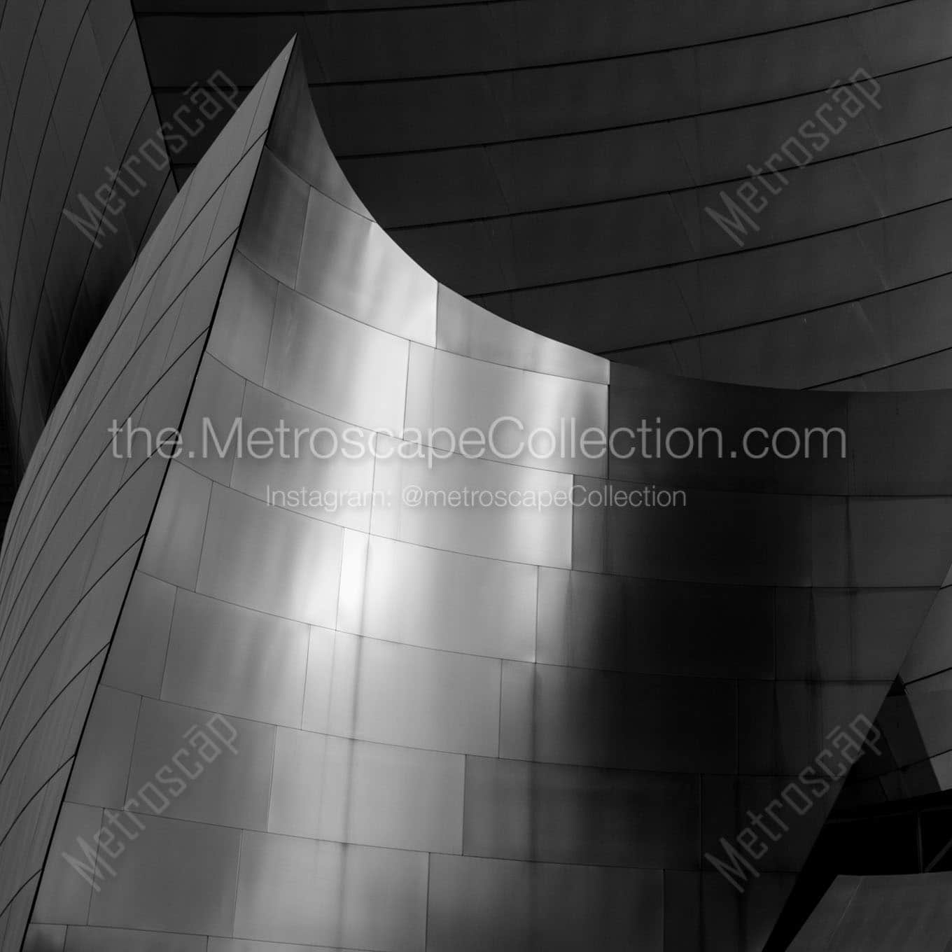 The Stainless Steel Skin of the Disney Concert Hall Wall Art square crop