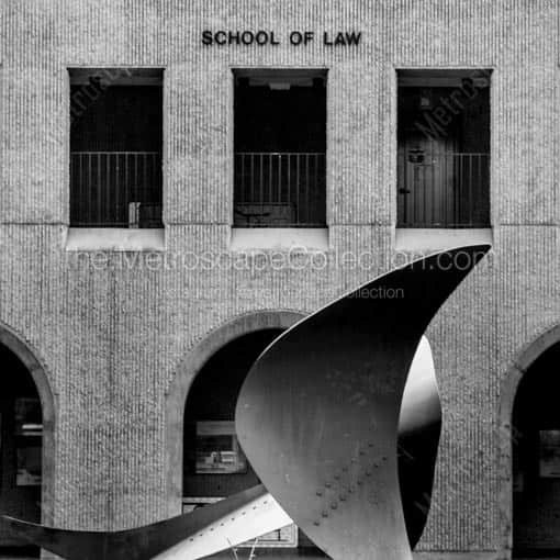 The Stanford School of Law -- San Francisco Black and White Wall Art