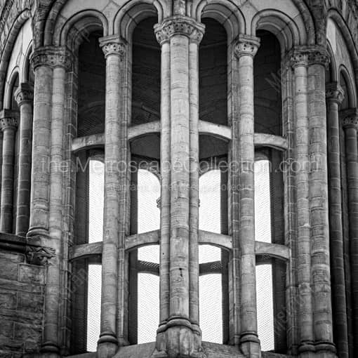 The WVU Stewart Hall Tower -- Morgantown WV Black and White Wall Art