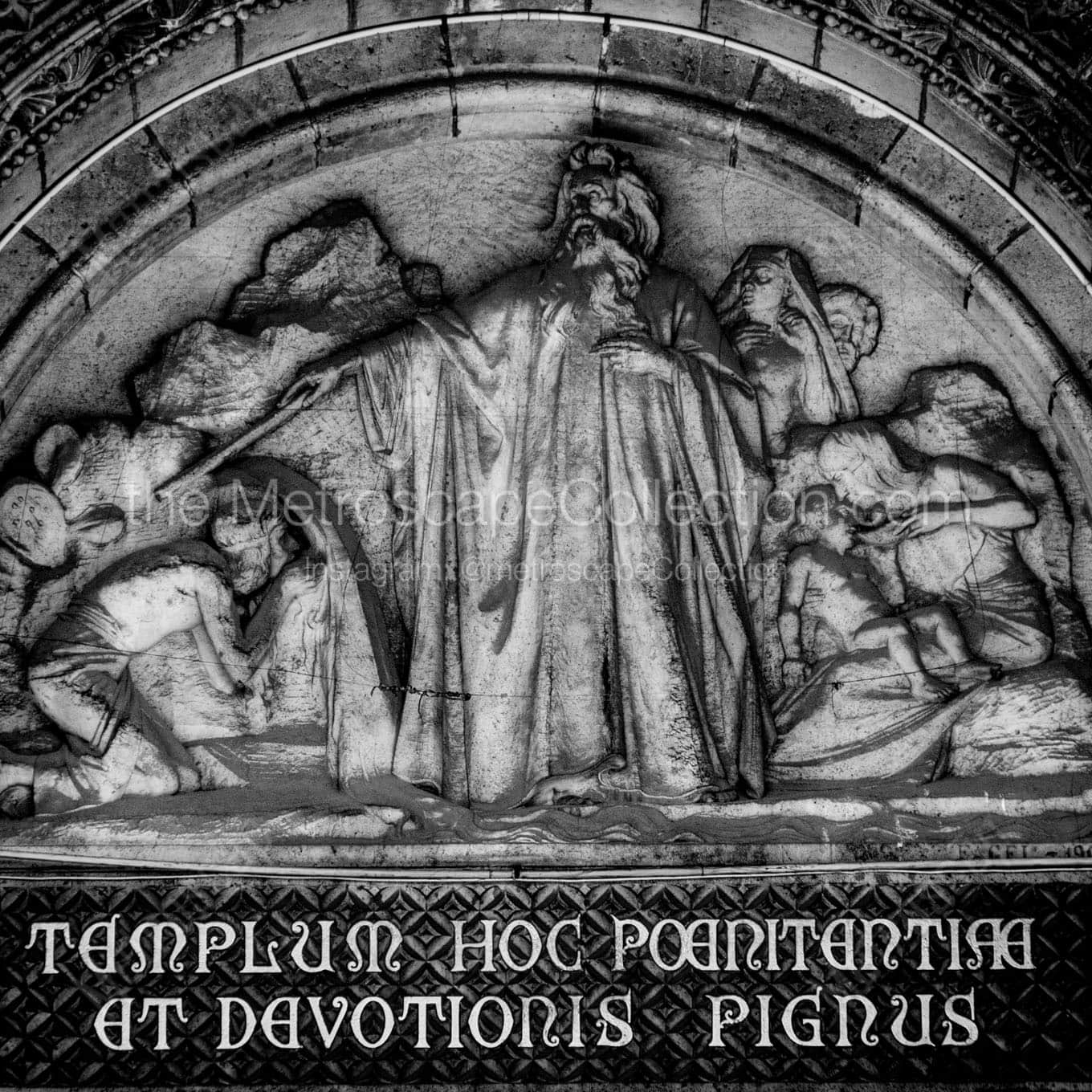 Templum Hoc Poenitentiae et Devotionis Pignus Wall Art square crop