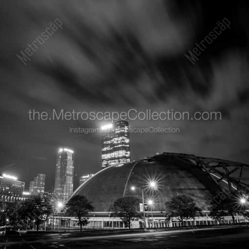 The Igloo -- Pittsburgh Black and White Wall Art