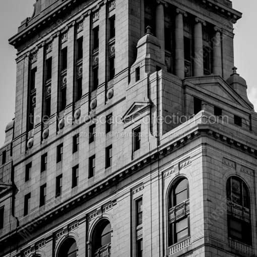 The Travelers Building -- Hartford Black and White Wall Art